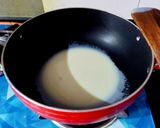 A picture of step 2 of Choco Almond-Walnut Fudge.