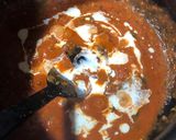 A picture of step 6 of Paneer manpasanda.