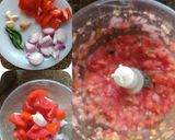 A picture of step 1 of Soya and Brinjal Curry (Gravy).