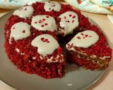 A picture of step 10 of Dalgona Coffee Red Velvet Cake.