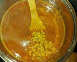 Újévi lencsefőzelék sült kolbásszal recept fázis 2 fotója