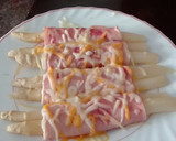 Foto del paso 4 de la receta: Espárragos con york y queso