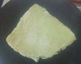 A picture of step 4 of Spinach paratha with multigrain flour.