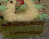 Foto langkah ke 9 dari resep Cake pandan moka.