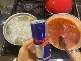 Capeletinis con salsa
