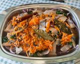 A picture of step 17 of Marinated Herring with Red Onions and Carrot Kari-Style.
