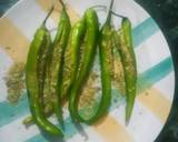 Stuffed green chilli - Instant recipe step 4 photo