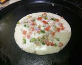 A picture of step 4 of Rava Uttapam.