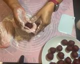รูปขั้นตอนการทำที่ 11 ของ ขนมบัวหิมะไส้สตอเบอรี่🍓