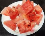 A picture of step 1 of Watermelon juice.