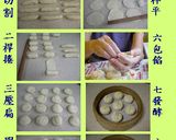 A picture of step 2 of Vegetarian Pickled Mustard Green Buns (Xue Cai Baozi).
