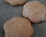 A picture of step 5 of Butter and Coconut biscuits. 😻.