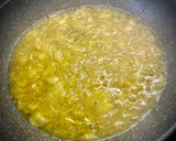 Foto del paso 3 de la receta: Setas con yema curada y crujiente de jamón ibérico sobre cama de patata y calabaza