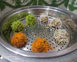 A picture of step 14 of वेजटेबल बिरयानी फ्लावर्स बॉलस और तिरंगा(बिना कलर के).