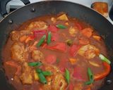 Foto langkah ke 5 dari resep 119. Chicken & Veggies Balti Curry (India).