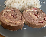 Foto del paso 5 de la receta: Rollo de carne con bacon y queso