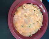 Une image de l'étape 3 de Tarte sans pâte au saumon.
