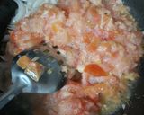 A picture of step 2 of Tomato rice.