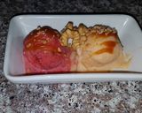 Une image de l'étape 1 de Glace pêche et fraise.