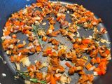 Pasta con chorizo vegano