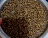 A picture of step 1 of Matki Tadka.