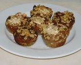 A picture of step 6 of Barley Flour Peach Muffins (Vegetarian, Egg-Free, fireless, diabetes friendly).