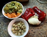 Foto del paso 1 de la receta: Verduras con hongos