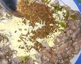 A picture of step 3 of Kofta Biryani.