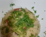 A picture of step 4 of Vegetable Upma.