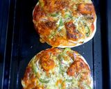 A picture of step 7 of Paneer pizza.