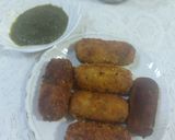 A picture of step 7 of Chicken cheese rolls.