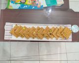 A picture of step 6 of Til chikki.