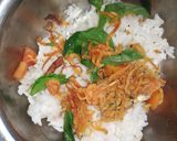 Foto langkah ke 3 dari resep Nasi Bakar Teri Medan.