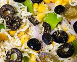 A picture of step 3 of Vegetable Pizza.