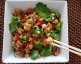 A picture of step 13 of Miso Sweet Chilli Cauliflower florets.