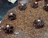 A picture of step 10 of Decedent cake.