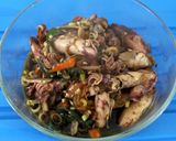 Foto langkah ke 1 dari resep Cumi asin pedas.