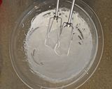 A picture of step 2 of Swiss Buttercream.