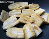 Foto langkah ke 2 dari resep Dadar Gulung Fla Pisang Nutella.