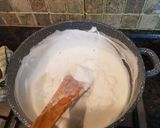 A picture of step 4 of Rice Halwa/Vennai puttu/Halwa puttu.