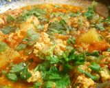 A picture of step 5 of Chicken Mince with peas & Potatoes Curry/ Qeema Aloo🍜.