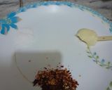 A picture of step 1 of Aloo ki bhujia.