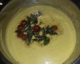 A picture of step 13 of Fish thali - Rice with Fish curry, fish fry, and spiced buttermilk.