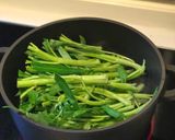 家常蝦醬炒通菜的食譜步驟3照片