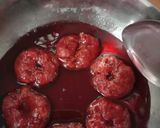 A picture of step 6 of Beetroot Balushahi.