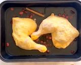 Foto del paso 5 de la receta Pollo al horno con salsa de arándanos y canela 🍇🍗