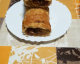 Foto del paso 3 de la receta: Trenzado relleno pollo asado y pimientos y cebolla confitada