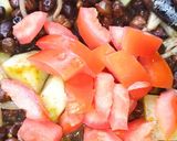 A picture of step 5 of Kala Chana Aloo Chaat.