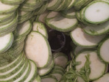 Milhojas de zucchini
