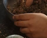 A picture of step 3 of Chocolate balls made by my son.